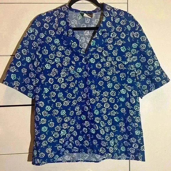 COPY - Haberdashery is personal button down patterned blouse - Picture 1 of 6